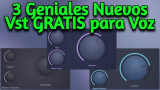 3 Nuevos Plugins VST GRATIS Para Voz de Viator Dsp  Voice Leveler Voice Sweetener amp Voice Denoiser [upl. by Barbra341]