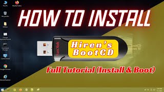 How to Install amp Boot Hirens Boot CD Using USB Drive [upl. by Ardnaiek]