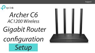 TPLink Archer C6 Setup and Configuration [upl. by Ellehsem]