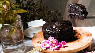 Moist chocolate cake with chocolate ganache recipe ♥ by cookbook dhaka [upl. by Veda]