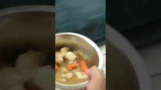 Husky gets chicken soup because hes a good boy [upl. by Frederique]