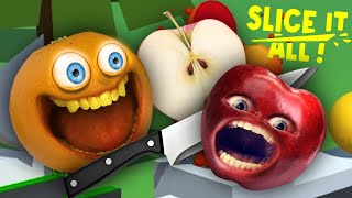 Annoying Orange and Pear Play  EYES Horror game SHOCKTOBER [upl. by Eimat]