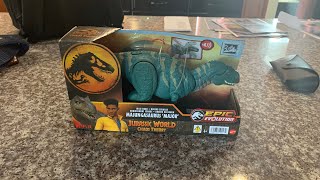 Jurassic World Chaos Theory Wild Roar Majungasaurus toy review [upl. by Anerb]