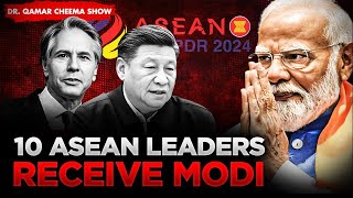 Why ASEAN is Important for India  10 Leaders Receive Modi Modi Competing XI in ASEAN [upl. by Lulu208]