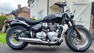 Bonneville Speedmaster 1200 1st Day of ownership POV [upl. by Allegna]