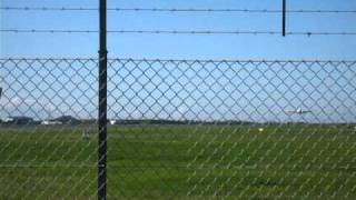 Lufthansa A380 Low Pass Flyby at EKCH Airport [upl. by Colville76]