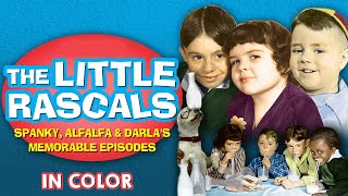 The Little Rascals Spanky Alfalfa amp Darlas Memorable Episodes in Color [upl. by Dorfman]