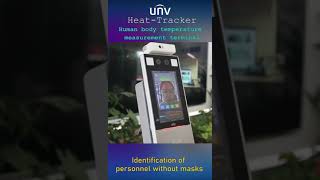 Temperature Measurement Face Recognition Terminal UNIVIEW [upl. by Laresa]