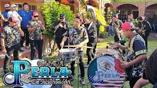 BANDA PERLA DE MICHOACÁN EN LA MUERTEADA DE NAZARENO ETLA 2024🥁🔥 BARRIO DE ARRIBA CHAPULINEROS [upl. by Aynotel]