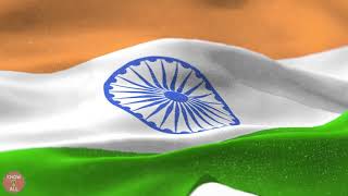 Indian National Flag Waving Full HD  Indian Tiranga Motion Video [upl. by Leor864]