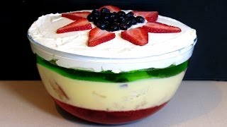 How To Make Homemade Christmas Trifle  The Easiest Recipe Ever [upl. by Schecter]