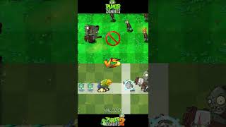 Pvz vs pvz 2  Sea shrooms Plant Team  Cob Cannon Plant Vs Gargantuar zombie Team shorts [upl. by Beall]