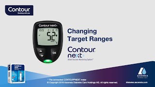 Changing target ranges  CONTOUR NEXT  mmolL  Ireland enIE [upl. by Lavena]