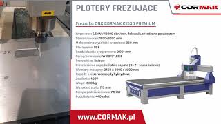 Frezarki CNC plotery frezujące CORMAK  Frezowanie aluminium [upl. by Bunch]