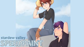 Stardew Valley SPEEDPAINT [upl. by Nirag]