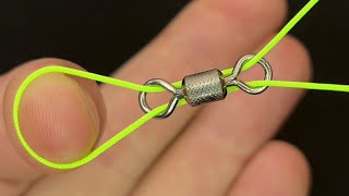 Powerful Fishing Knot for Hook and Swivel [upl. by Eibreh]