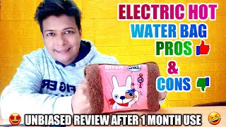 ELECTRIC HOT WATER BAG HOW TO USE  PROS amp CONS 👉 Review After 1 Month Use  By Soumens Tech 👌 [upl. by Imray8]