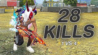 SOLO VS SQUAD  28 KILLS  OLD COBRA MP40 POWER IS BACK🔥 [upl. by Tori]