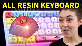 Making 68 Resin Keycaps plus a resin case [upl. by Igic524]