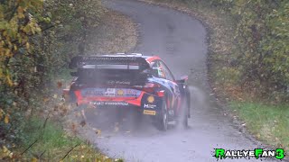 WRC Central European Rally 2023  Friday  Action  Tricky Conditions [upl. by Aratak911]