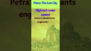 Petra’s Ancient HighTech Water System 💧 How They Tamed the Desert travel history archeology [upl. by Joung117]