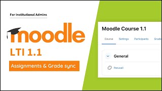 Integrating Moodle LTI 11 with Perusall  Part 2 Assignment Links amp Grade Sync [upl. by Ahsiad]