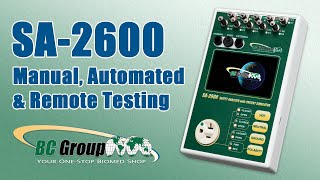 SA2600 Safety Analyzer Manual Automated amp Remote Testing [upl. by Tamanaha]