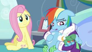 My Little Pony Rainbow Dash Cries Full Scene Tanks For The Memories HD slow [upl. by Retse]