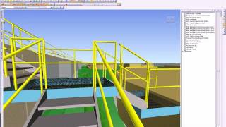 A Navisworks Tour of a Wastewater Treatment Plant Design [upl. by Annaid]