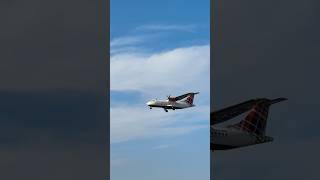 Loganair’s ATR on Finals spotter aviation loganair scotland ATR props plane landing fyp [upl. by Rothmuller]