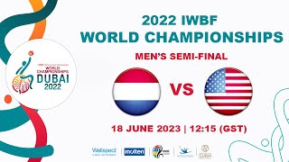 NED vs USA  Mens SemiFinal  2022 IWBF Wheelchair Basketball World Championships [upl. by Henriette]