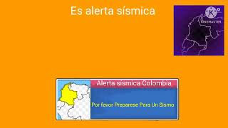 Alerta sísmica Colombia [upl. by Weikert]