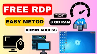 How to Get FREE Windows RDP In 2025  FREE RDPVPS  Windows 10 RDP  Admin RDP  Unlock Trick ✅ [upl. by Godfry15]