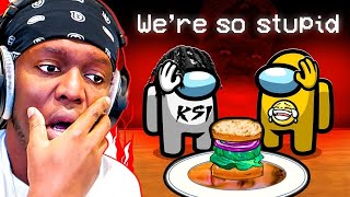 NEW 2 HOURS OF SIDEMEN AMONG US TO WATCH WHILE YOU EAT [upl. by Muhcon743]