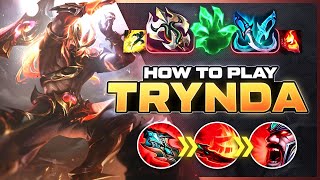 HOW TO PLAY TRYNDAMERE SEASON 14  Build amp Runes  Season 14 Trynda guide  League of Legends [upl. by Platus382]