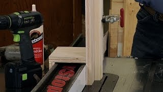 Make a Jig for a Half Lap Joint  Woodworkers Guild of America [upl. by Samuelson]