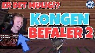 KONGEN BEFALER ER SÅ GØY😂🤣 5K seere på stream 2 [upl. by Sedinoel260]