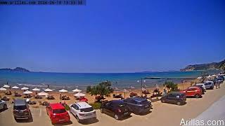 20240618 Arillas Corfu Live Webcam [upl. by Michelina]