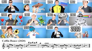 Evolution of Meme Songs 15002022 BUT Its with Sheet Music  Notes [upl. by Gunar940]