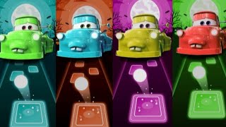 🏎️Tow Mater vs Dinoco King vsLightning Mcqueen vs Cursed Miss Fritter \ Coffin Dance [upl. by Heyde]