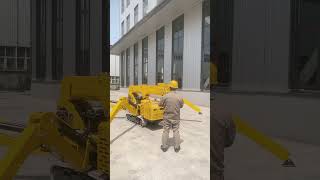 3 ton spider cranespidercrane automobile excavator cranes [upl. by Soloma218]