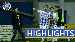 Highlights  Stranraer 32 Stenhousemuir 12th November 2022 [upl. by Ultun]