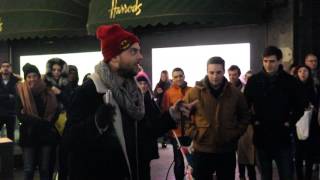 Fredy Beats  Beatboxing in London by Harrods [upl. by Arlon]