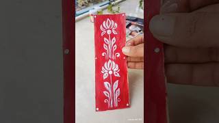 Bookmarks paintingKolka design on bookmarkbookmarkpainting atifaslamdesignkolkadiyredeasy [upl. by Ecirtaeb]