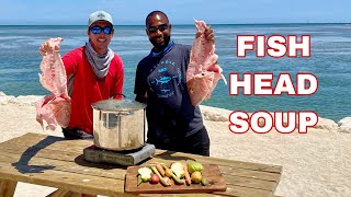 FISH HEAD SOUP Jamaican Style [upl. by Kopans]