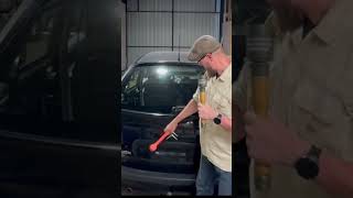 How to fix a bodywork dent with a fishing magnet [upl. by Saul]