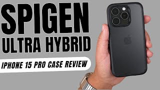 iPhone 15 Pro Case  Spigen Ultra Hybrid Frost Black [upl. by Maritsa]