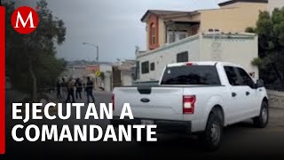 Ataque armado cobra vida de comandante de la FGE en Tecate municipio de Tijuana [upl. by Ahtis]