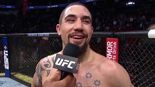 UFC 271 Robert Whittaker Octagon Interview [upl. by Annawt]