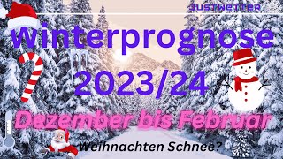 Update Winterprognose 202324 Welcher Monat wird am kältesten Kaltwinter oder Mildwinter [upl. by Mulford]